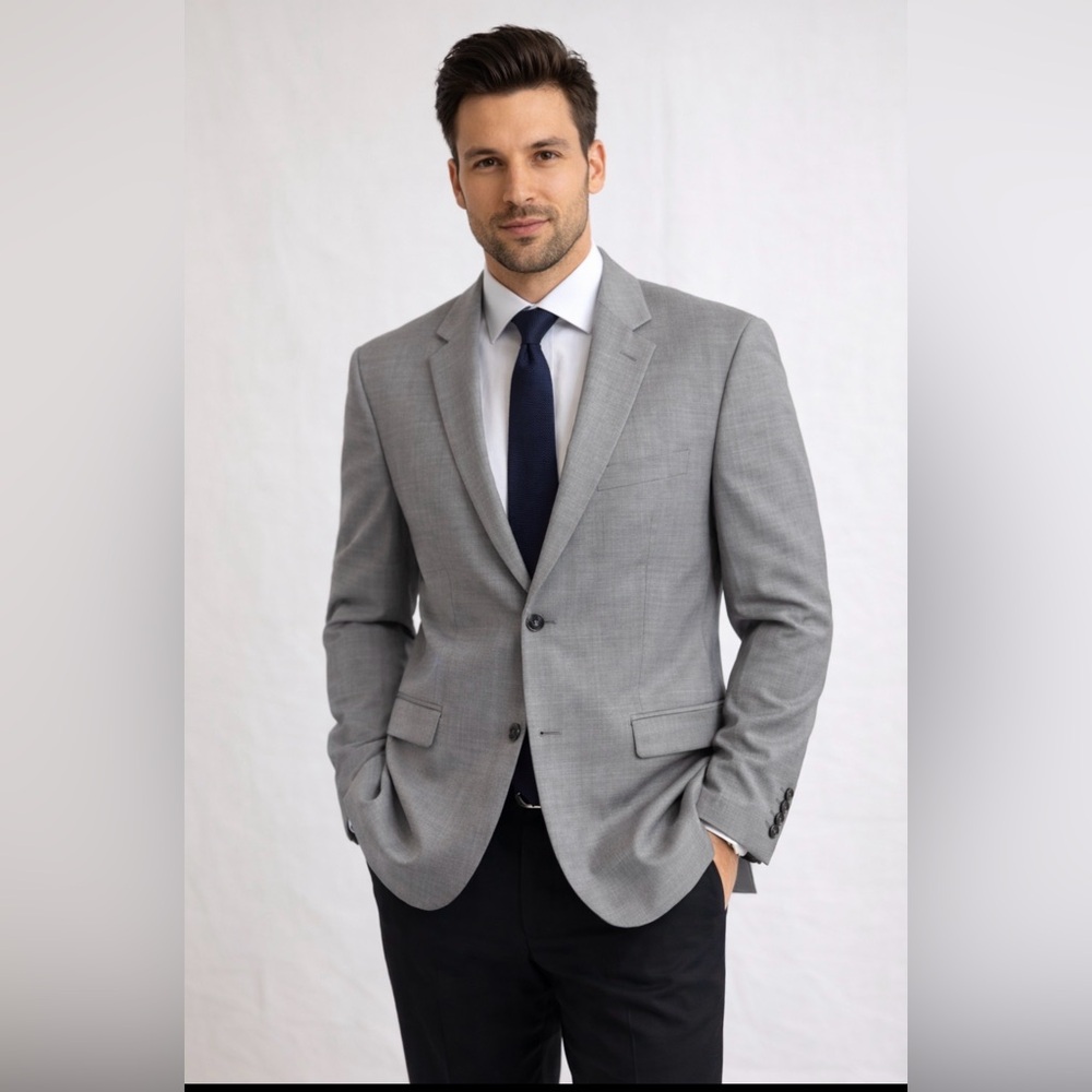 42T Alfani Charcoal Gray Sport Coat